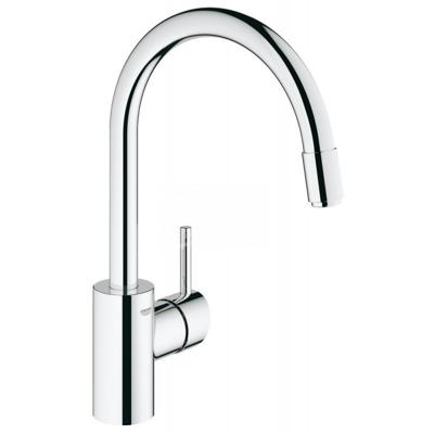 Grohe Concetto uittrekbare mousseur keukenkraan chroom 32663001