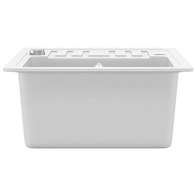 Gootsteen enkele bak graniet wit Gootsteen enkele bak graniet wit