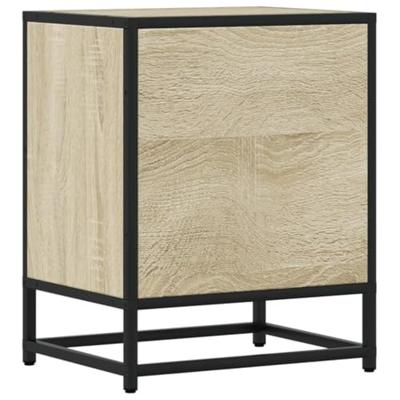 Nachtkastjes 2 st 40x31x50 cm bewerkt hout sonoma eikenkleurig Nachtkastjes 2 st 40x31x50 cm bewerkt hout sonoma eikenkleurig