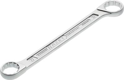 HAZET Dubbele ringsleutel 610N-27X32 · Buitentwaalfkant tractieprofiel · SW 27 x 32 mm