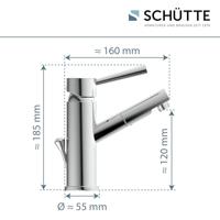 CORNWALL ééngreepsmengkraan wastafel, chroom draaibare uitloop keramische schijven geluidsarme, verwisselbare 35 mm-cartouche mousseur "Made in Germany" flexibele metalen aansluitslangen vol - thumbnail