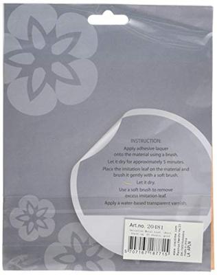 Creativ Company Imitatie bladmetaal, vel 16x16 cm, goud, 0,625 m2, 25 vel/ 1 doos