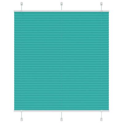 VidaXL Plissé rolgordijn 120x100cm stofbreedte 119,4cm petrol groen VidaXL Plissé rolgordijn 120x100cm stofbreedte 119,4cm petrol groen