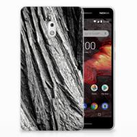 Bumper Hoesje Nokia 2.1 (2018) Boomschors Grijs - thumbnail