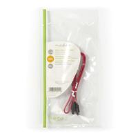 Nedis CCGP73150RD05 Datakabel Sata 3 Gb/s Sata 7-pins Female Met Vergrendeling - Sata 7-pins Female Met Vergrendeling 0,5 M Rood - thumbnail