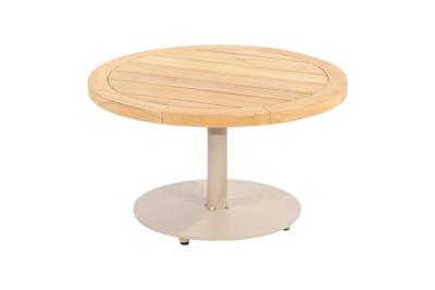 Volta teak salontafel centrale poot latte 60 cm dia. H35 cm 4SO 4SO - 4so