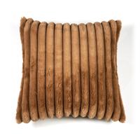 By-Boo Kussen 'Wuzzy' 50 x 50cm, kleur Perzik - thumbnail