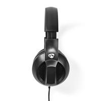 Nedis PC-Headset | Over-Ear | Stereo | USB Type-A / USB Type-C | Inklapbare Microfoon | Zwart - CHSTU210BK - thumbnail