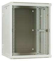 DSI 15U witte wandkast (kantelbaar) met glazen deur - DS6615W-DOUBLE server rack - thumbnail