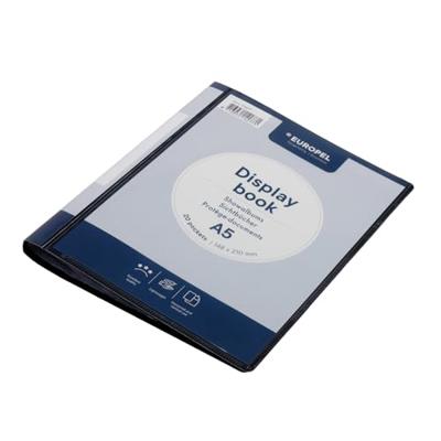 Showmap europel frontview a5 20 tassen antraciet