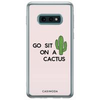 Samsung Galaxy S10e siliconen hoesje - Go sit on a cactus - thumbnail