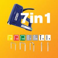 7-in-1 Handmatige Nietmachine Set - RAPID - RPC7 - Decoratieve/DIY Nietjes & Spijkers - 3010 stuks - 5001746 - thumbnail