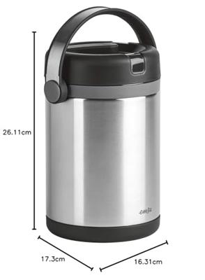 Emsa Campingvoedselcontainer 1.7 l 1 stuk(s) 509245 RVS