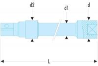 Facom verlengstuk 3/8&apos; met vergrendeling 250mm - J.215RC - thumbnail