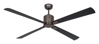 CasaFan ECO NEO III 152 BZ-SW/TK WiFi Flügel Schwarz/Teak Plafondventilator 27 W (Ø x h) 152 cm x 360 mm Brons Met afstandsbediening, Timer, Met wintermodus,