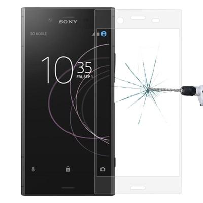 Voor Sony Xperia XZ1 0 26 mm 9H oppervlaktehardheid 3D volledig scherm getemperd glas scherm Protector(Transparent)