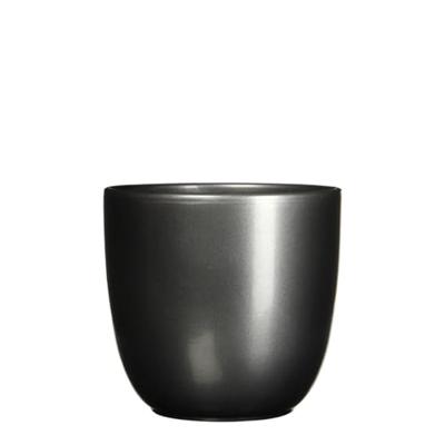 Bloempot Pot rond es/19 tusca 20 x 22.5 cm antraciet Mica - Mica decorations