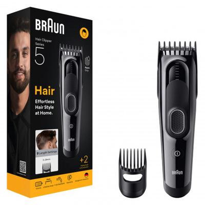 Haartrimmer - BRAUN - HC5510 - Draadloos - 50 min - 9 standen - Zwart