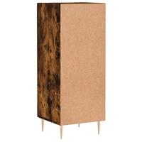 Dressoir 34,5x34x90 cm bewerkt hout gerookt eiken - thumbnail