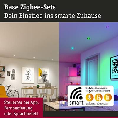 Paulmann 92466 LED-inbouwlamp Set van 3 stuks LED 14.7 W Wit