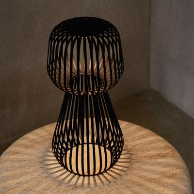 Kave Home Tafellamp 'Reiba' Op zonne-energie, kleur Zwart