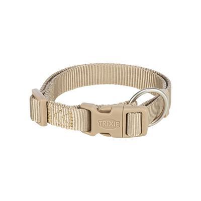 Trixie halsband hond premium zand taupe Trixie halsband hond premium zand taupe
