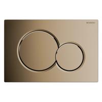 Geberit Sigma 01 bedieningspaneel glans edelmessing voor Sigma reservoirs 8cm (UP720) en 12cm (UP320) - thumbnail