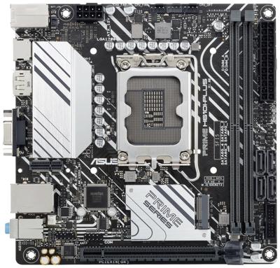 Asustek Computer PRIME H610I-PLUS-CSM Moederbord Socket Intel LGA 1700 Vormfactor Mini-ITX Moederbord chipset Intel® H610