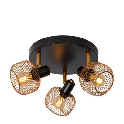 Lucide MAREN - Plafondspot - Ø 37 cm - 3xE14 - Mat Goud / Messing