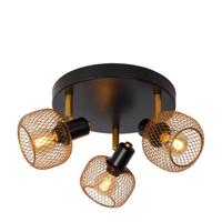 Lucide MAREN - Plafondspot - Ø 37 cm - 3xE14 - Mat Goud / Messing - thumbnail