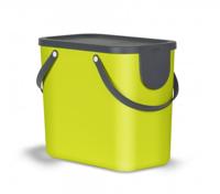 Rotho albula afvalscheidingsprullenbak 25l lime groen - thumbnail