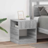 Bijzettafel 2 pcs Grijs Sonoma 40,5 x 40 x 45 cm Bewerkt hout - thumbnail
