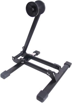 Edge achterwielstandaard inklapbaar zwart