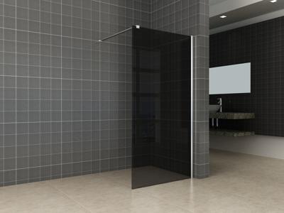 Inloopdouche Wiesbaden Rookglas 100x200cm 10mm Nano coating Inloopdouche Wiesbaden Rookglas 100x200cm 10mm Nano coating