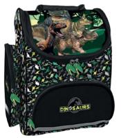 Dinosaurs rugzak junior 15 liter 37 cm polyester zwart/groen - thumbnail