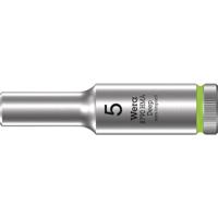 Wera 8790 HMA Deep Hand- en Machinedop met 1/4"-aandrijving, 5 x 50 mm - 05004501001 - thumbnail
