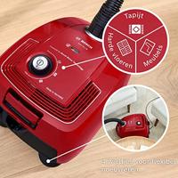 Bosch BGBS4PET1 ProAnimal Stofzuiger 600W Rood/Zwart - thumbnail