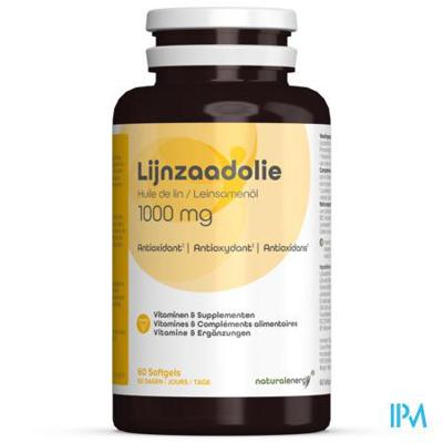 Natural Energy Vetzuren Lijnzaadolie 60Capsules Natural Energy Vetzuren Lijnzaadolie 60Capsules