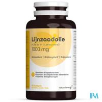 Natural Energy Vetzuren Lijnzaadolie 60Capsules - thumbnail