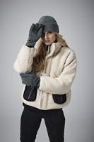 Beechfield CB298R Recycled Fleece Gloves - Black - S/M - thumbnail