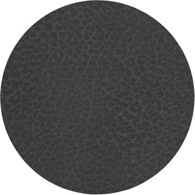 LIND DNA - Glass Mat Circle - Onderzetter 10cm Hippo Black-Anthra