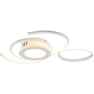 LED Plafondlamp 36W - Dimbaar & Aanpasbare Kleur - Rond Mat Wit