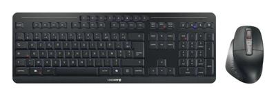 CHERRY STREAM ULTIMATE - Desktop set - Wireless - AZERTY - Black