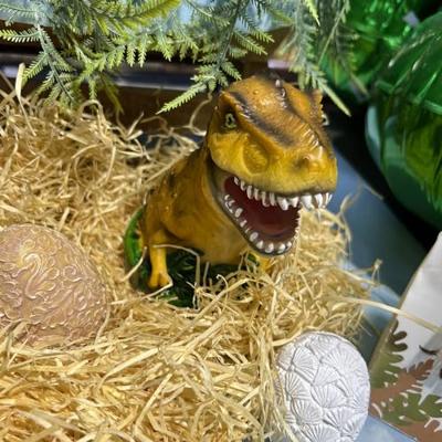 Spaarpot Dinosaurus polyresin 13x15cm