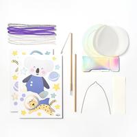 DIY-lantaarn SPACE SAFARI FOLIA zilver - thumbnail