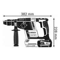 Bosch Professional GBH18V-26 F SDS-Plus-Accu-boorhamer 18 V Li-ion Zonder accu, Zonder lader - thumbnail