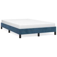 Bedframe fluweel donkerblauw 120x190 cm - thumbnail
