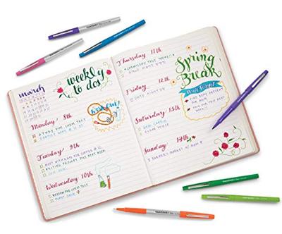 Fineliner Paper Mate Flair Original medium blauw valuepack à 36 stuks