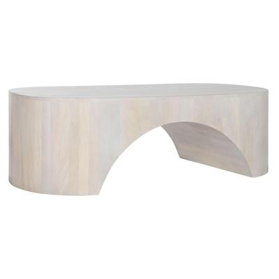 Hoofdtafel Home ESPRIT Wit 137 x 60 x 42 cm