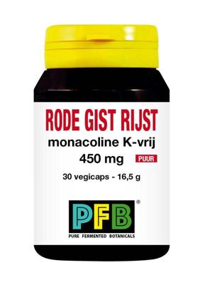 SNP Rode gist rijst monacoline K-vrij puur 30 Vegetarische capsules